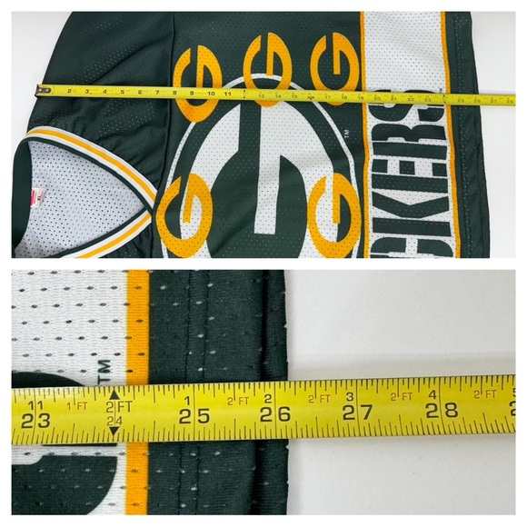 Vintage Wilson Green Bay Packers Cropped Practice Jersey Women’s Size XL - Picture 16 of 16